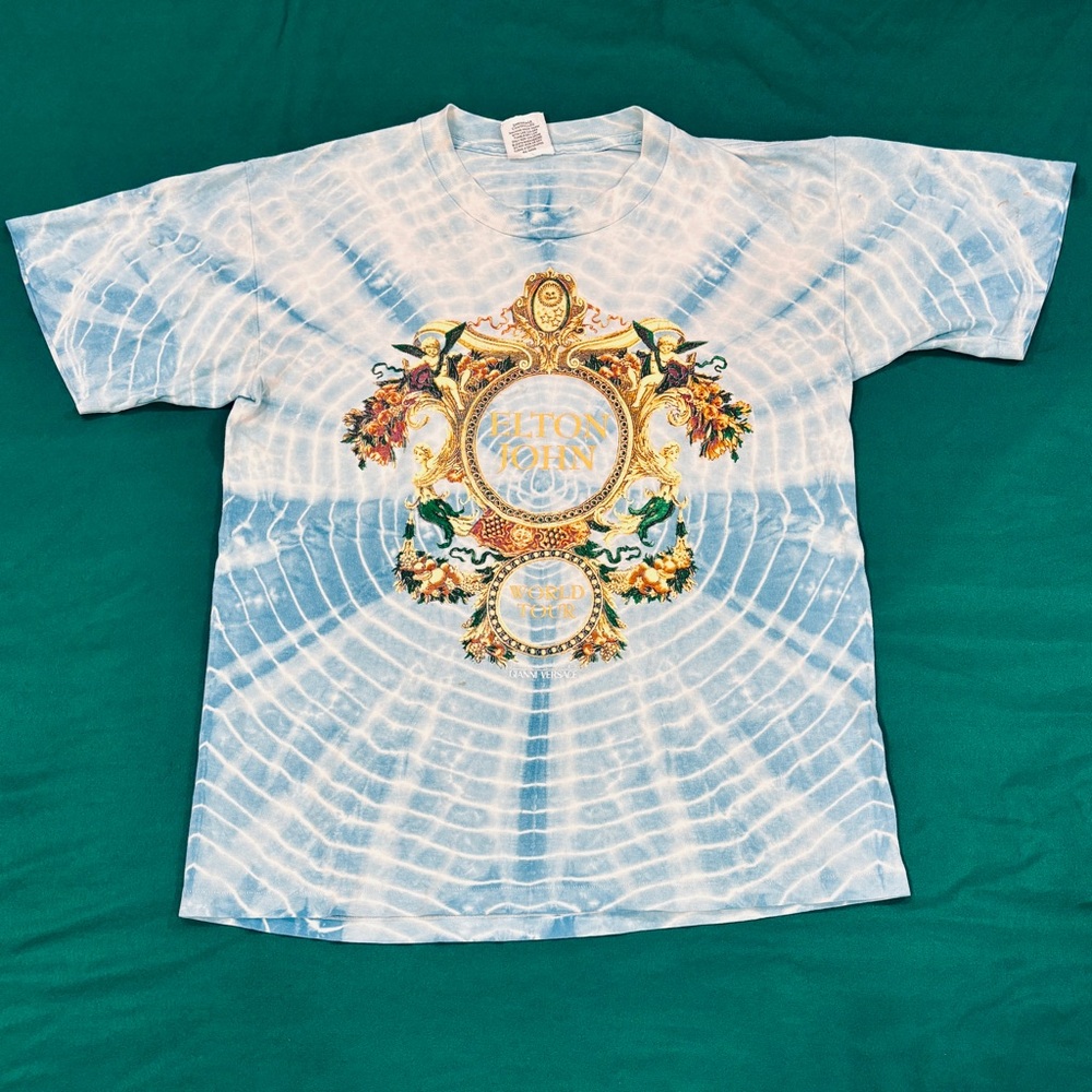 Elton John true 90s Vintage world tour shirt